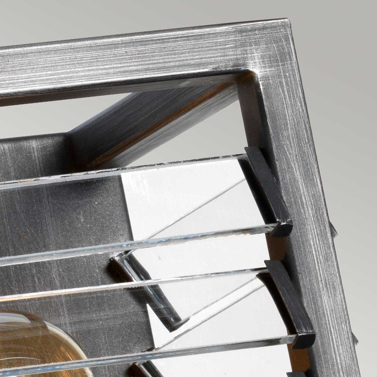 Elstead Louvre Wandleuchte Gunmetal – Detailansicht 2