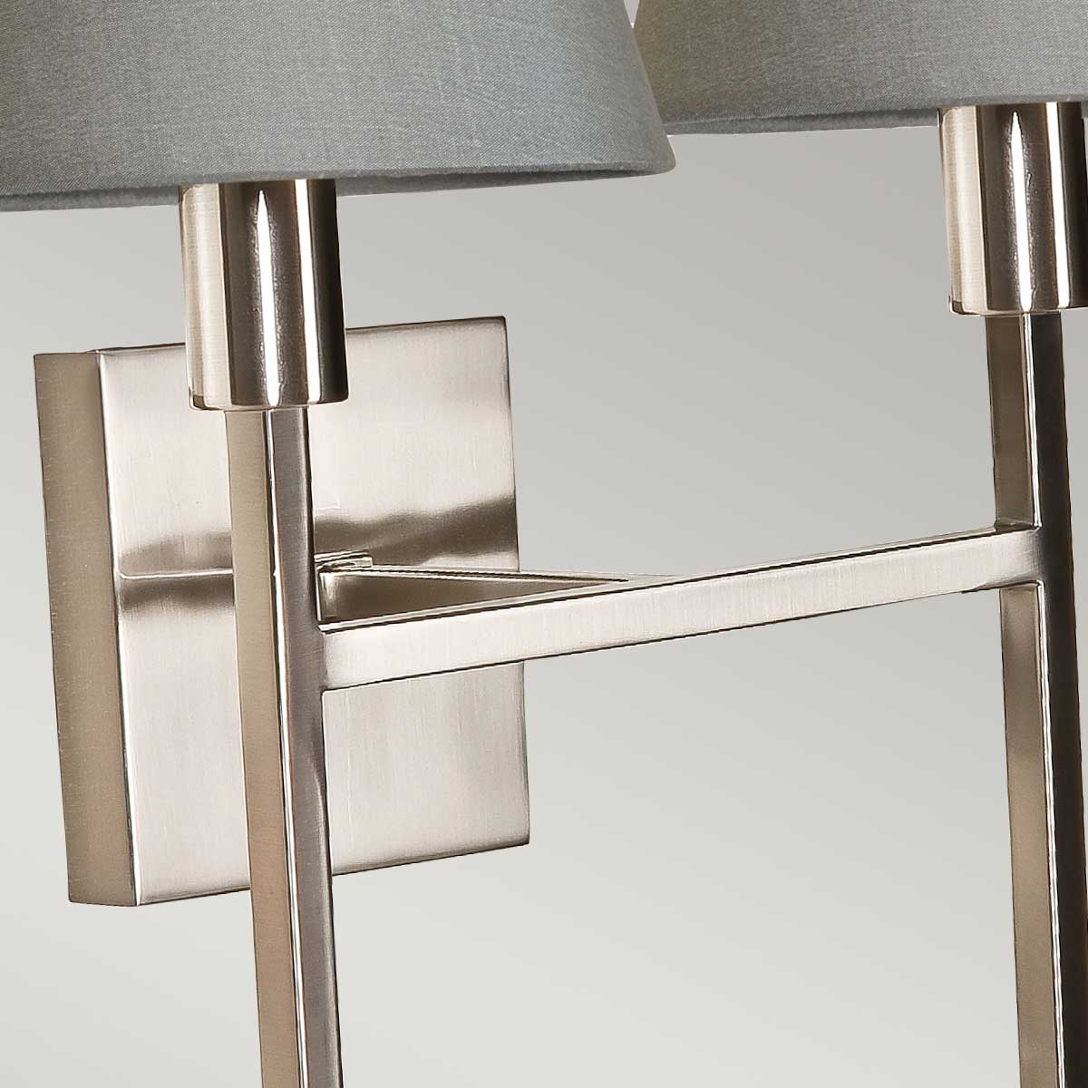 Elstead Lucerne Wandleuchte Nickel, Grau – Wohnambiente
