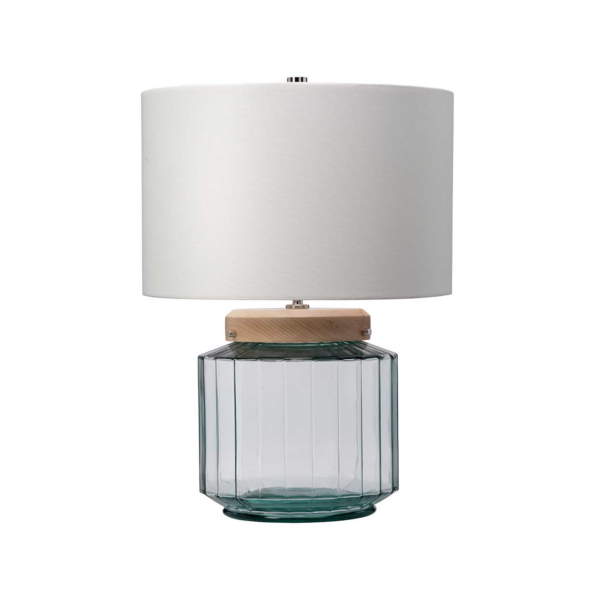 Elstead Luga Tischlampe Nickel