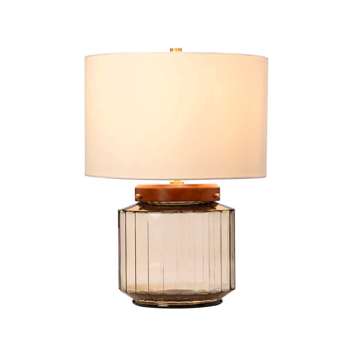 Elstead Luga Tischlampe Messing – Wohnambiente