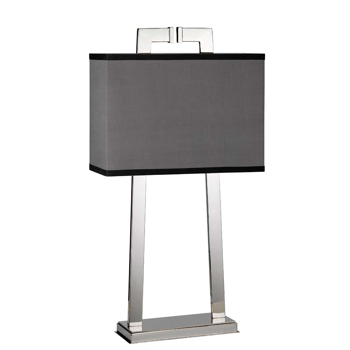 Elstead Magro Tischlampe Nickel – Wohnambiente