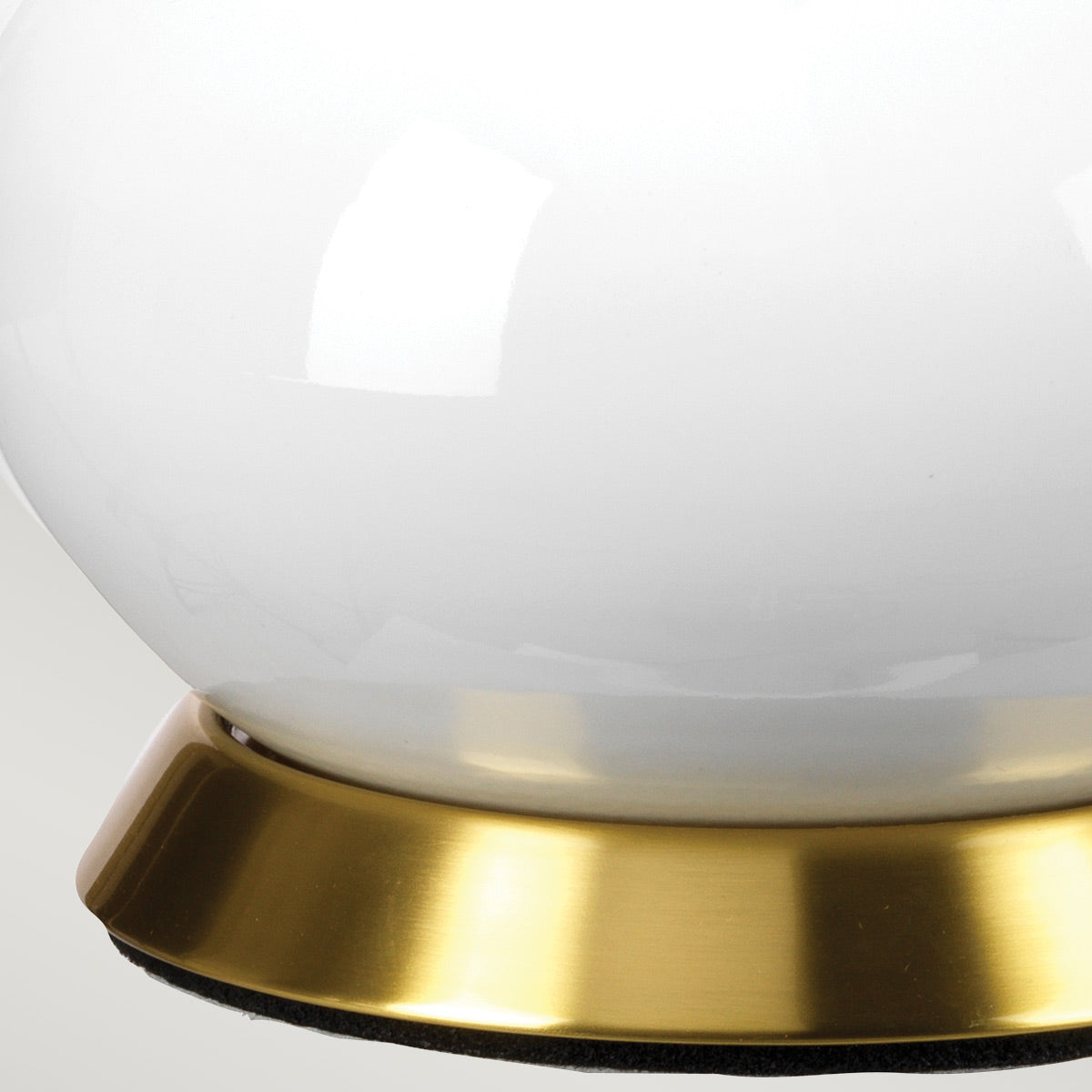 Elstead Milo Tischlampe Messing, Weiß, Grau – Detailansicht 2