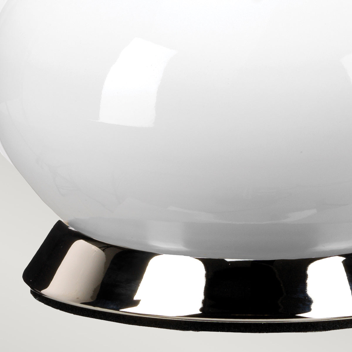 Elstead Milo Tischlampe Nickel, Weiß – Detailansicht 2