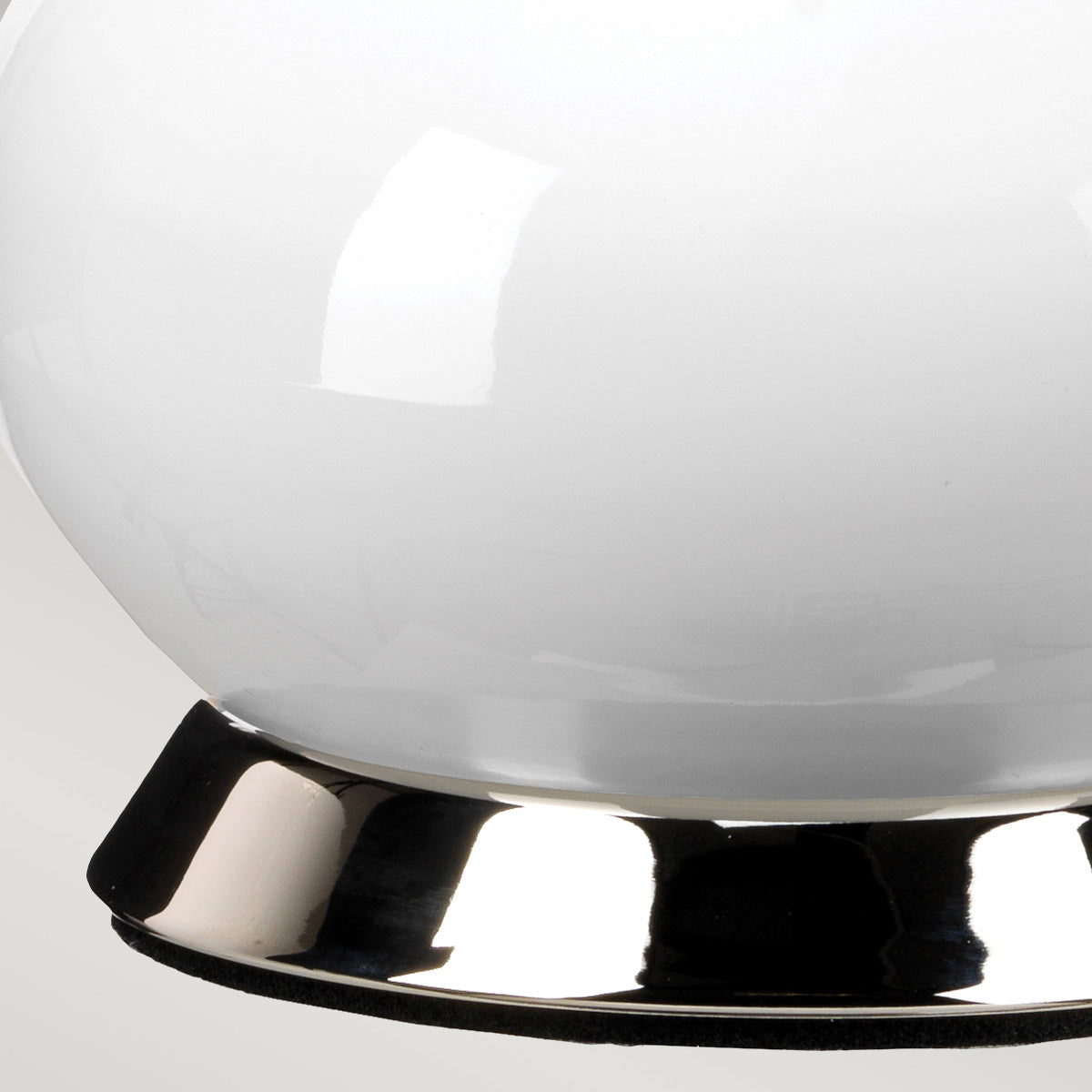 Elstead Milo Tischlampe Nickel, Weiß – Detailansicht 2