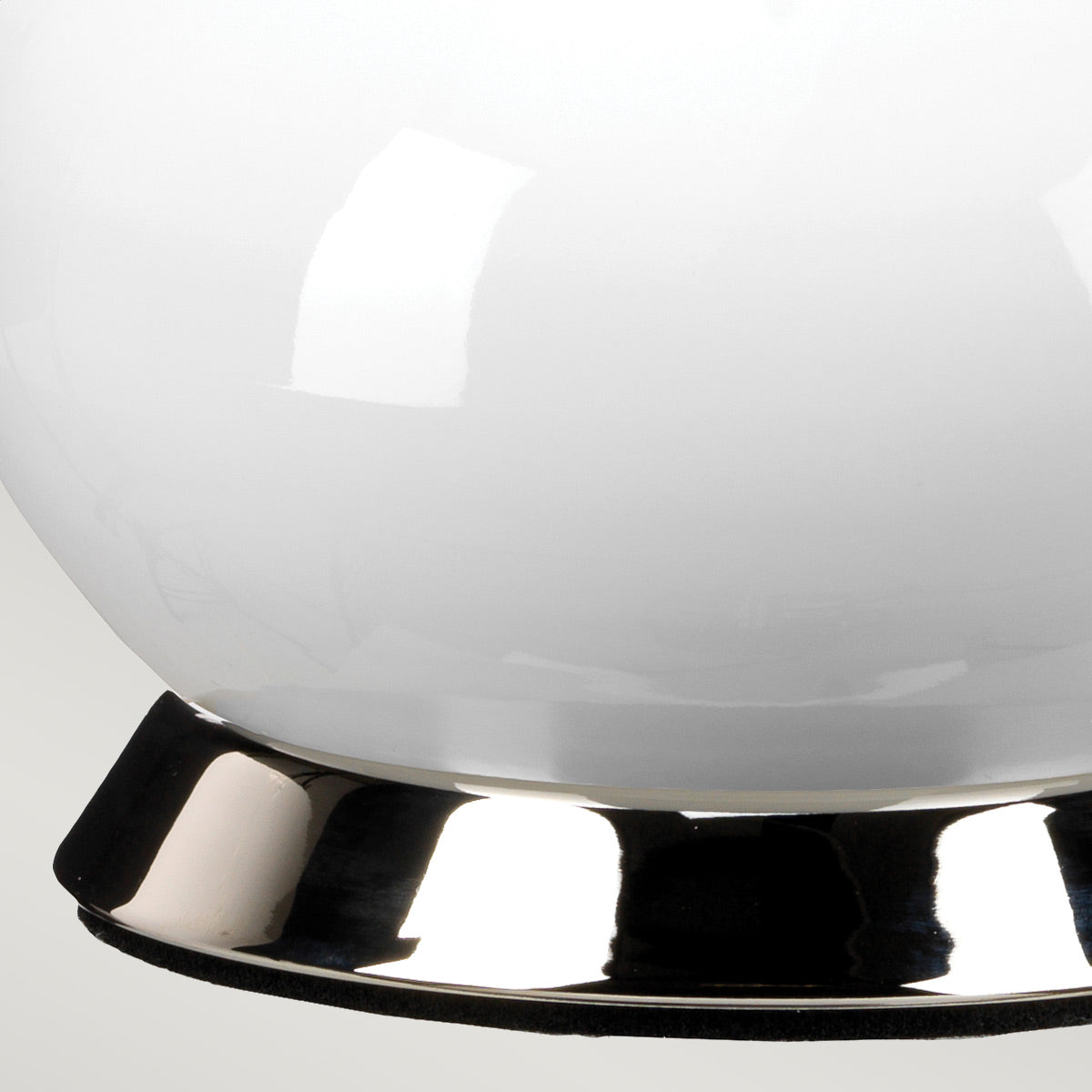Elstead Milo Tischlampe Nickel, Weiß, Silber – Detailansicht 2