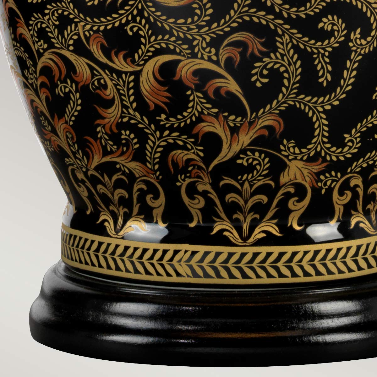 Elstead Morris Tischlampe Gold, Schwarz – Detailansicht 4
