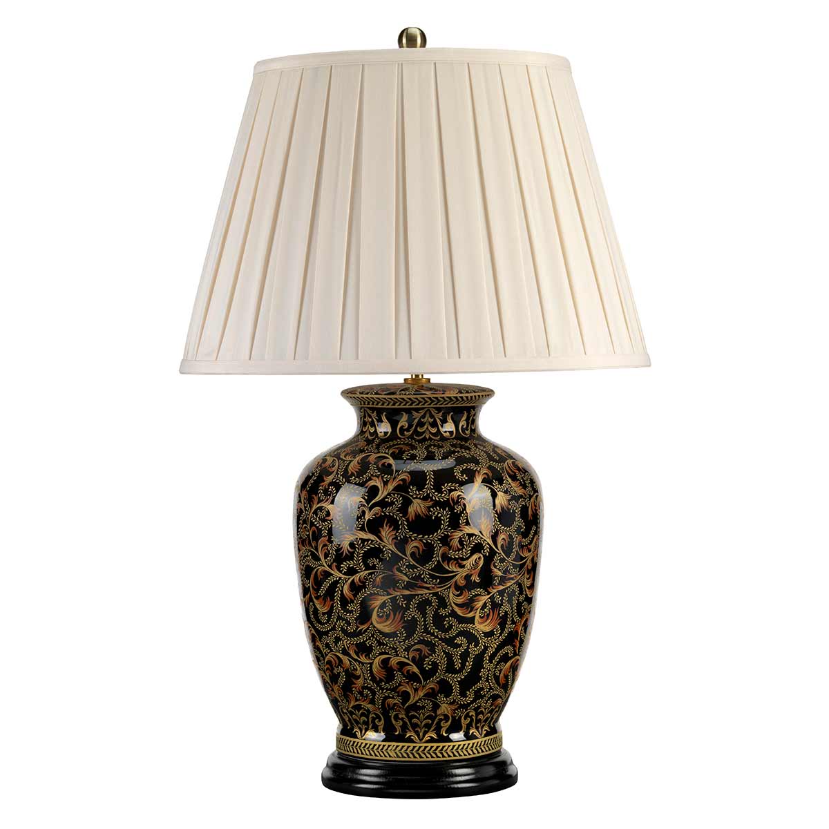 Elstead Morris Tischlampe Gold, Schwarz – Wohnambiente