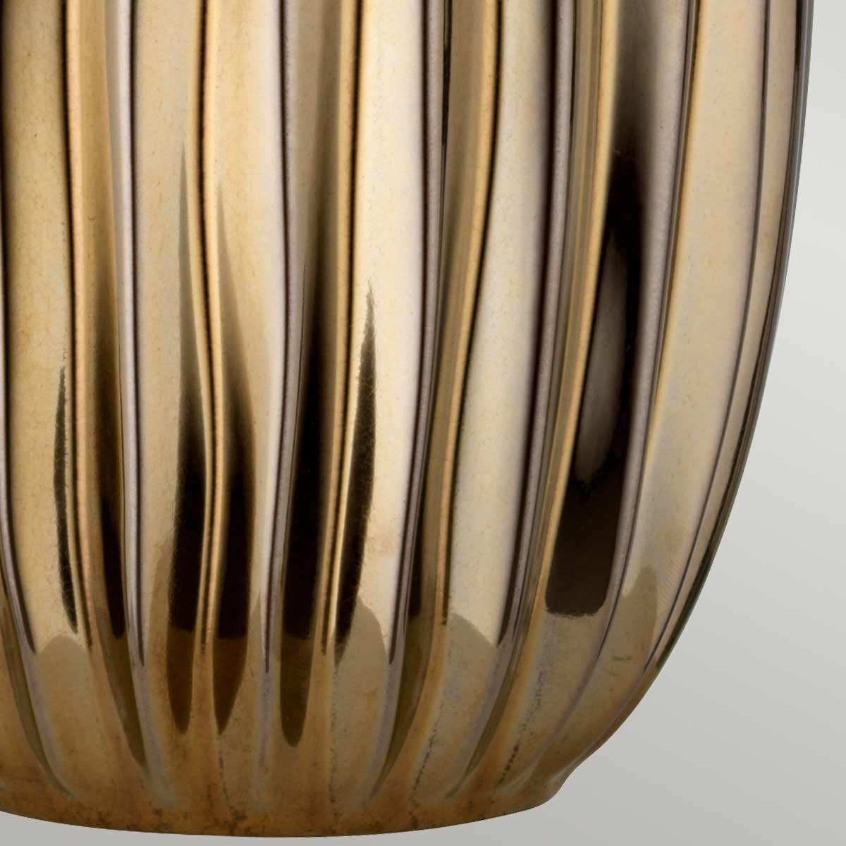 Elstead Newham Tischlampe Bronze – Detailansicht
