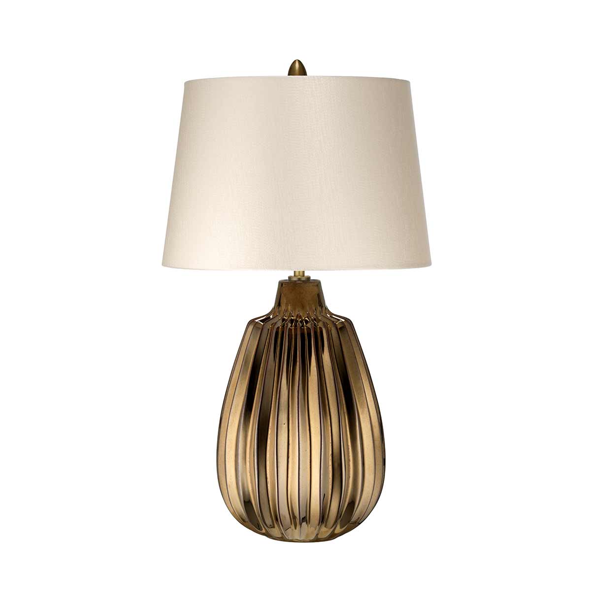 Elstead Newham Tischlampe Bronze