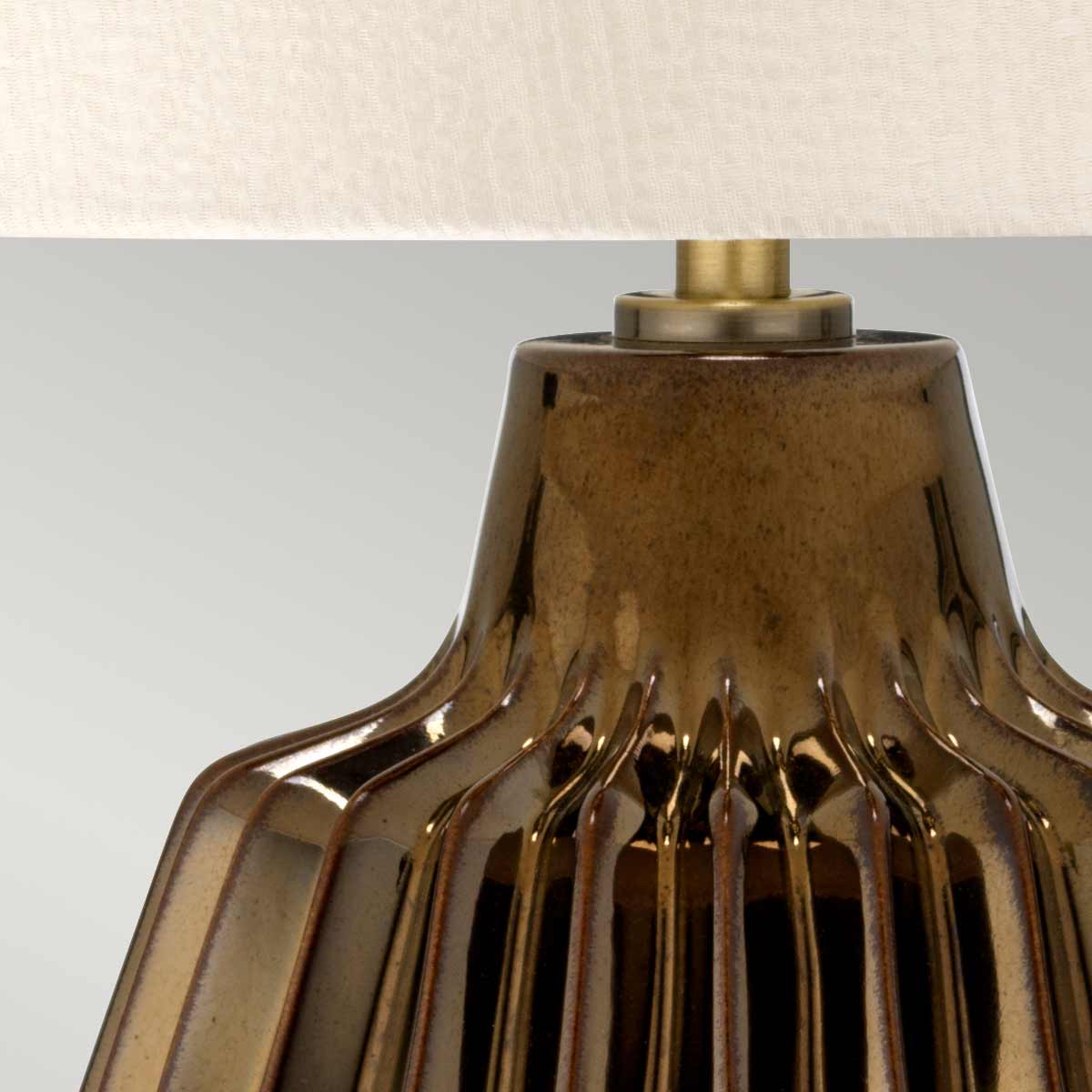 Elstead Newham Tischlampe Bronze – Detailansicht 2