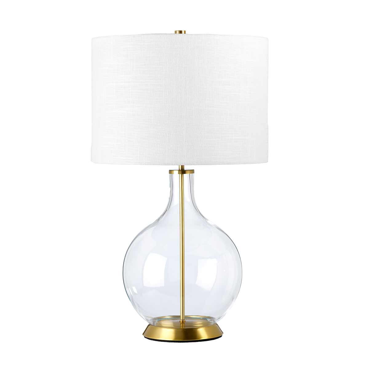 Elstead Orb Tischlampe Messing, Weiß – Detailansicht 3