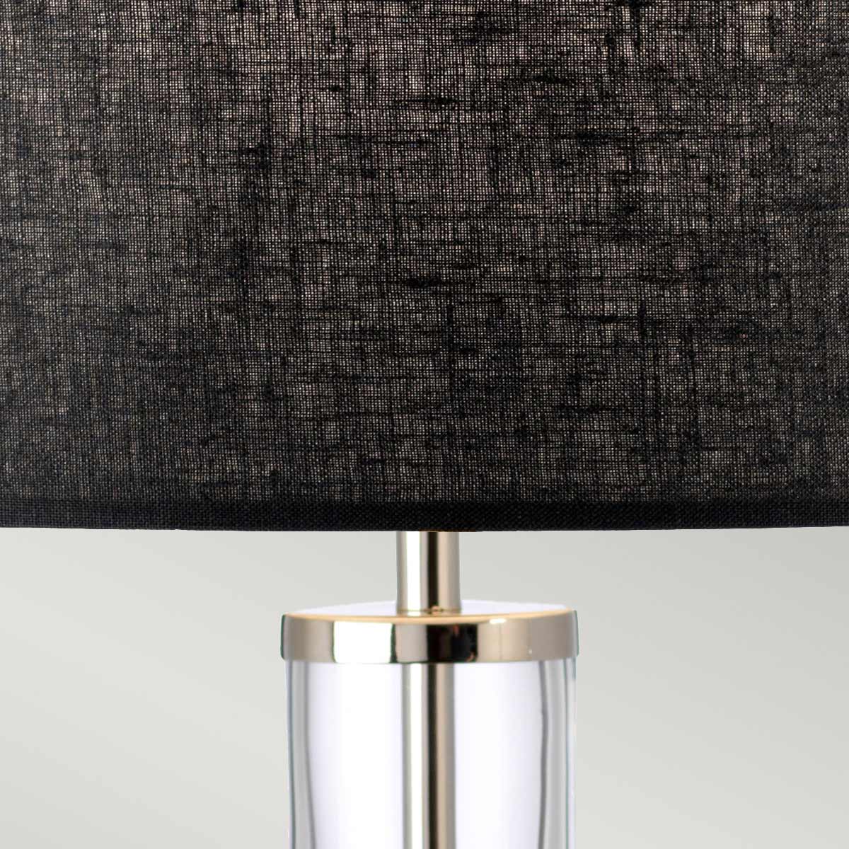 Elstead Orb Tischlampe Nickel, Schwarz – Wohnambiente