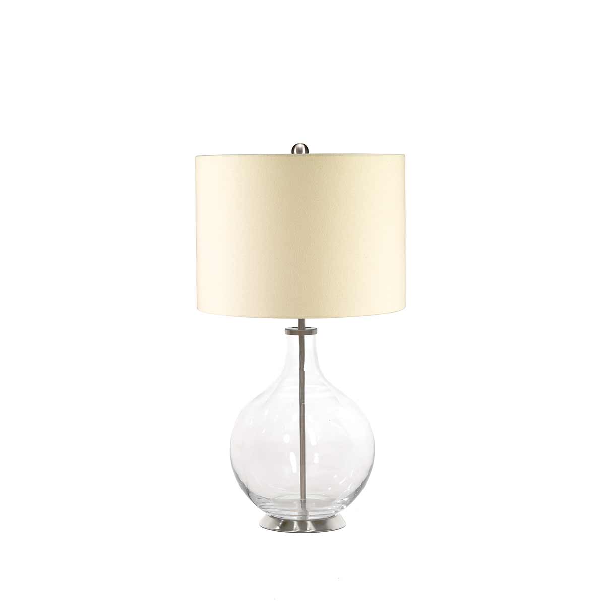 Elstead Orb Tischlampe Clear Glass