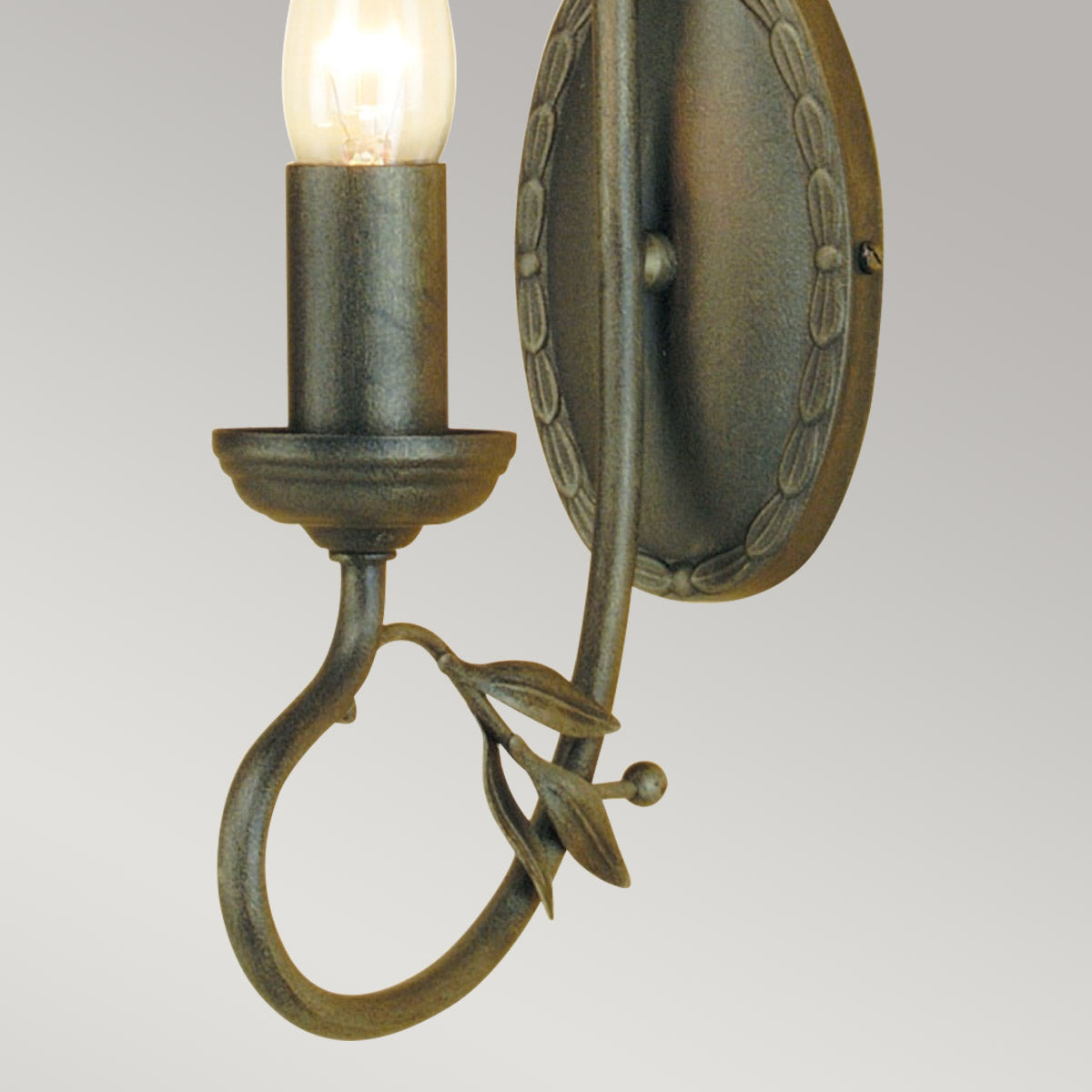 Elstead Olivia Wandleuchte Schwarz, Gold – Detailansicht
