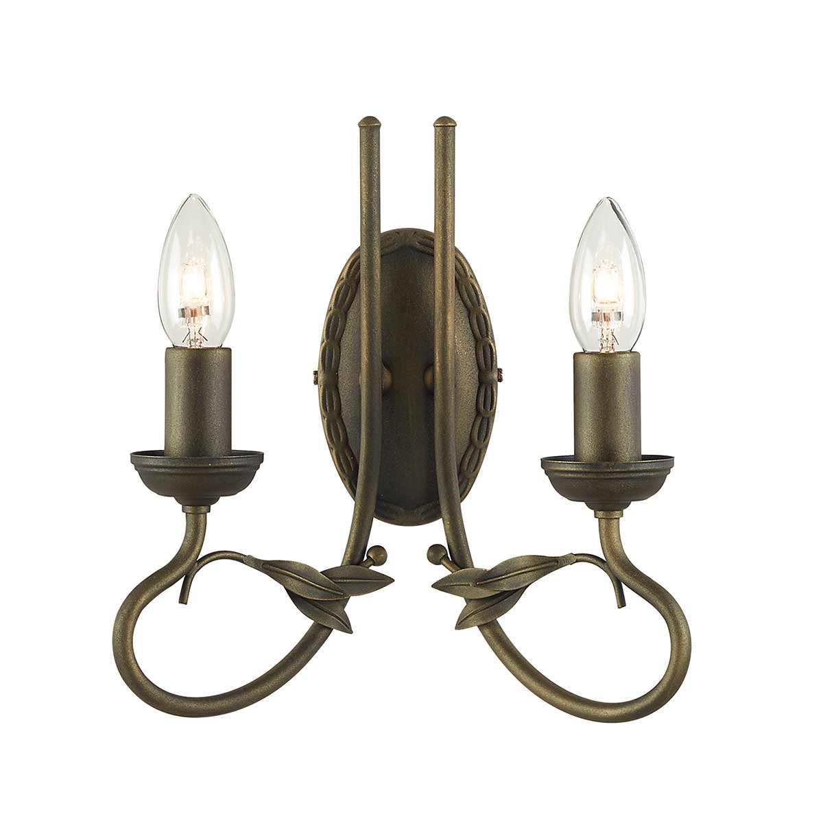 Elstead Olivia Wandleuchte Schwarz, Gold