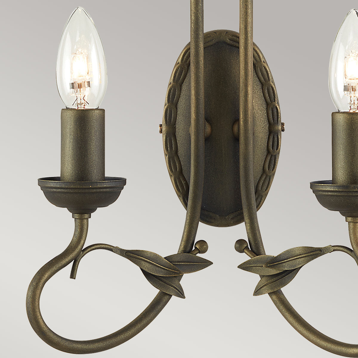 Elstead Olivia Wandleuchte Schwarz, Gold – Detailansicht