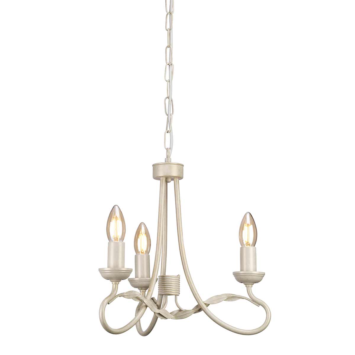 Elstead Olivia Kronleuchter Elfenbein, Gold