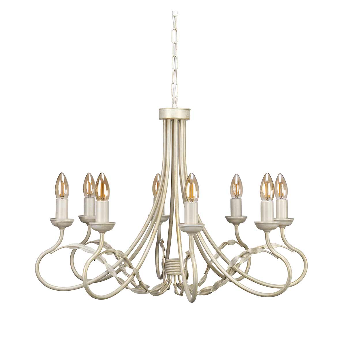 Elstead Olivia Kronleuchter Elfenbein, Gold – Detailansicht 3