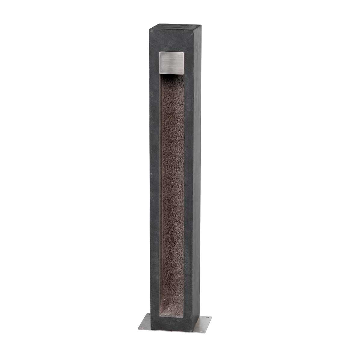 Elstead Parkstone Außenleuchte Basalt Stone with Stainless Steel – Detailansicht 3