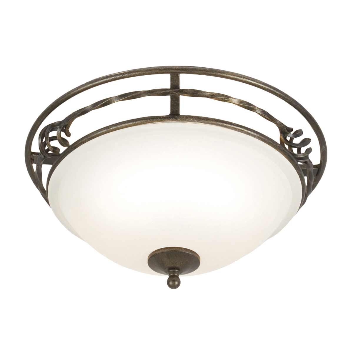 Elstead Pembroke Deckenleuchte Schwarz, Gold