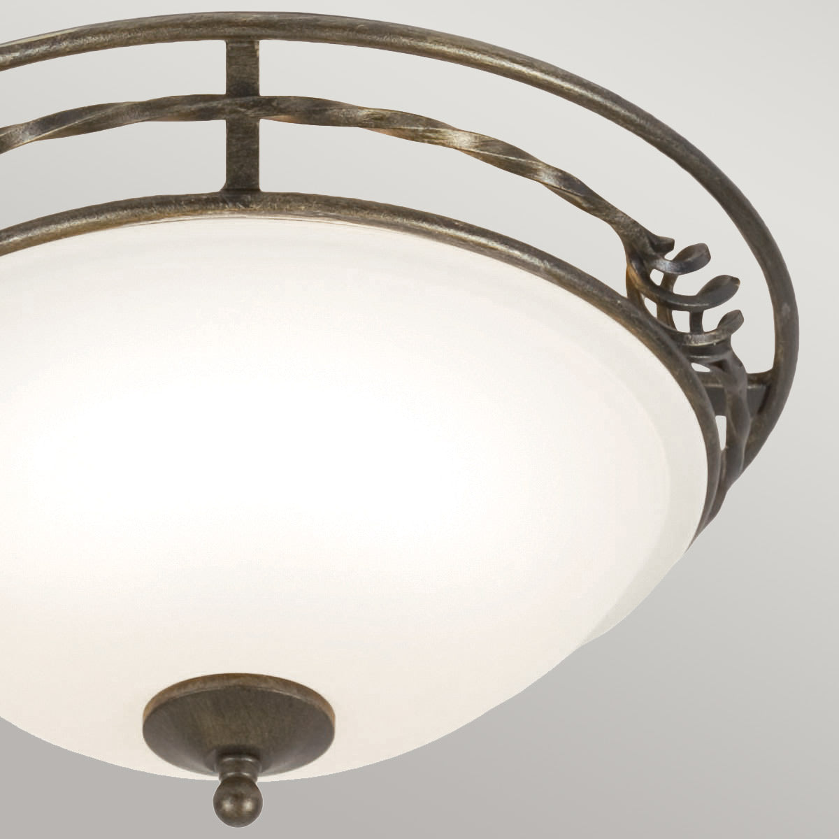 Elstead Pembroke Deckenleuchte Schwarz, Gold – Wohnambiente