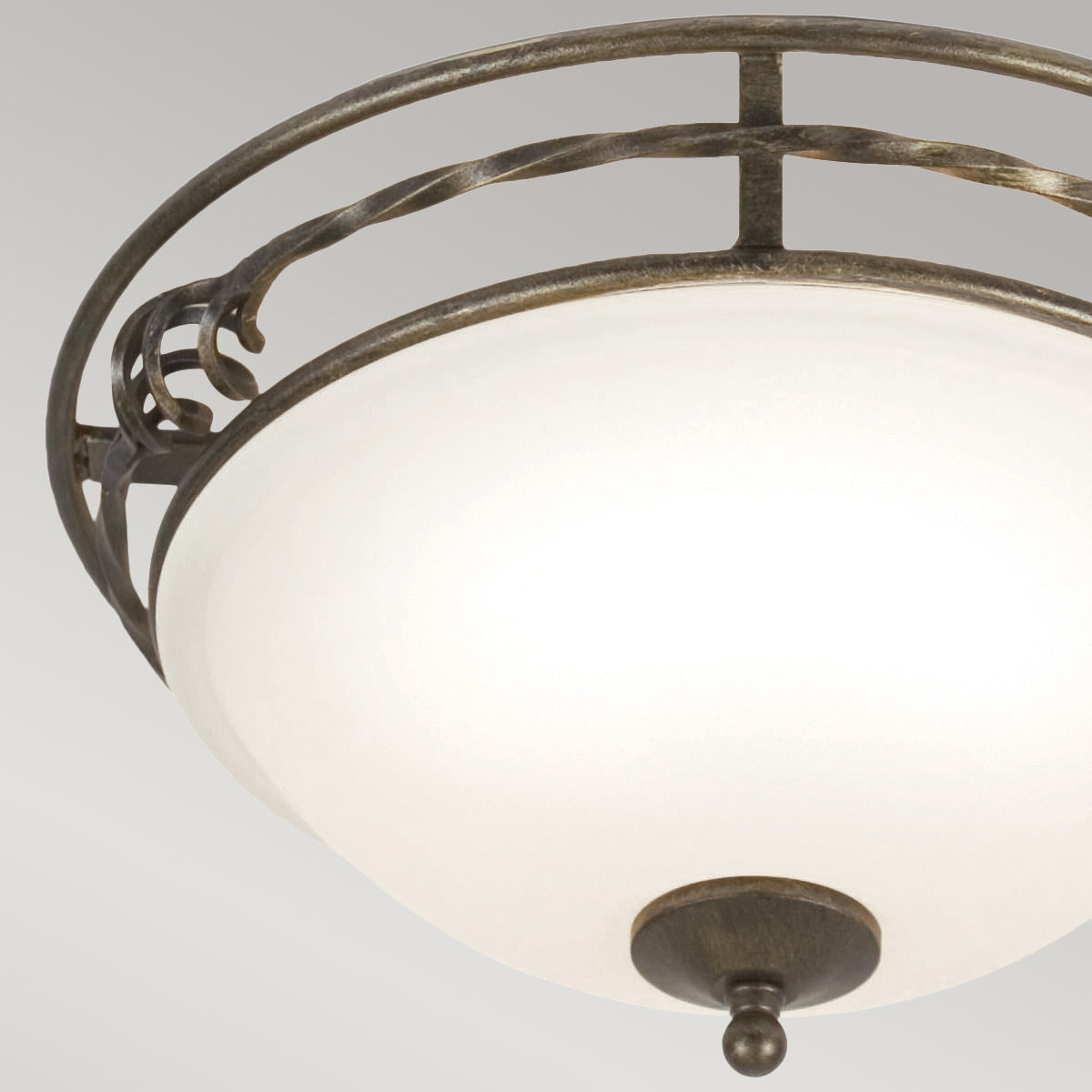 Elstead Pembroke Deckenleuchte Schwarz, Gold – Detailansicht