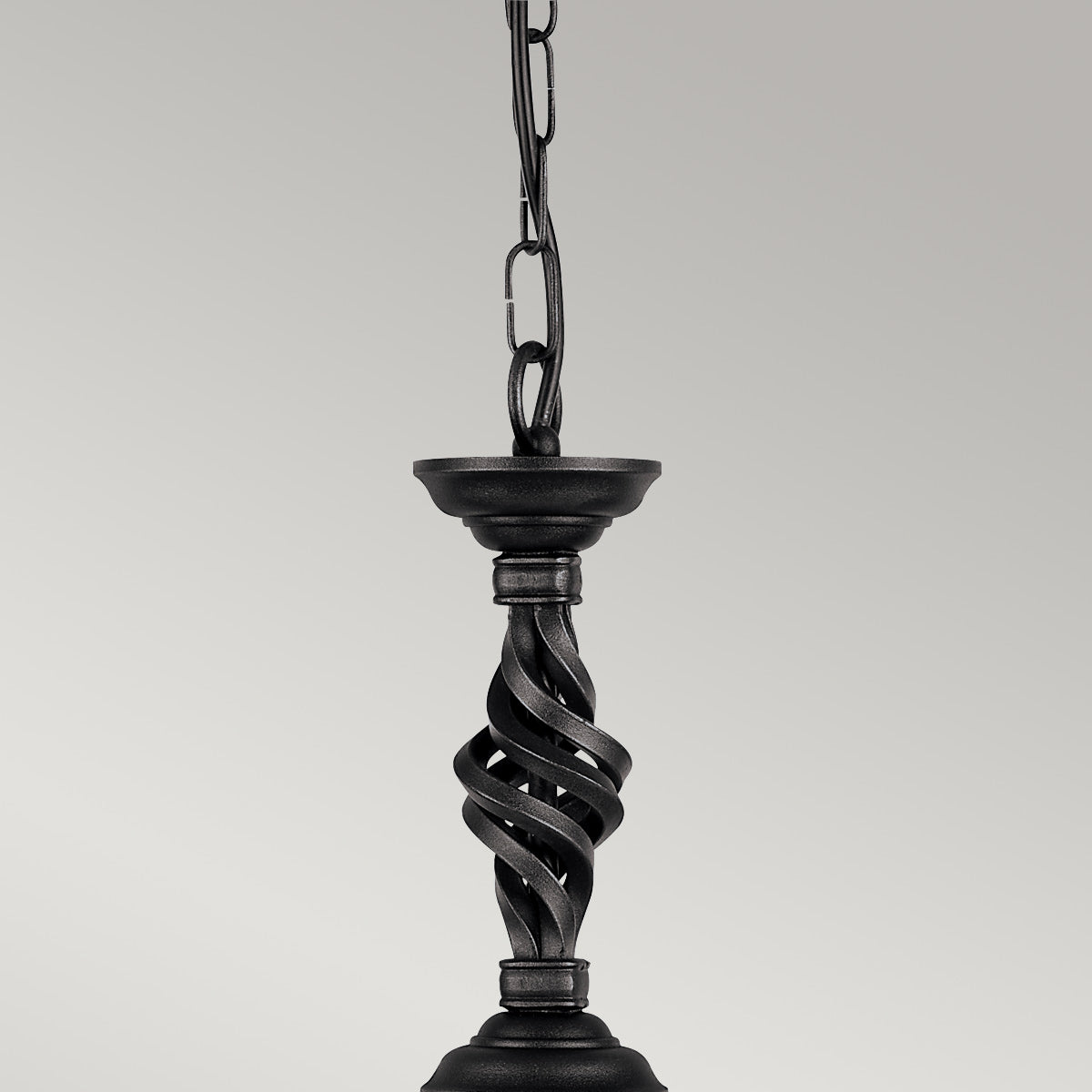 Elstead Pembroke Pendelleuchte Schwarz – Wohnambiente