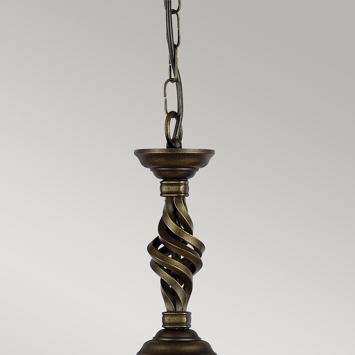 Elstead Pembroke Pendelleuchte Schwarz, Gold – Wohnambiente