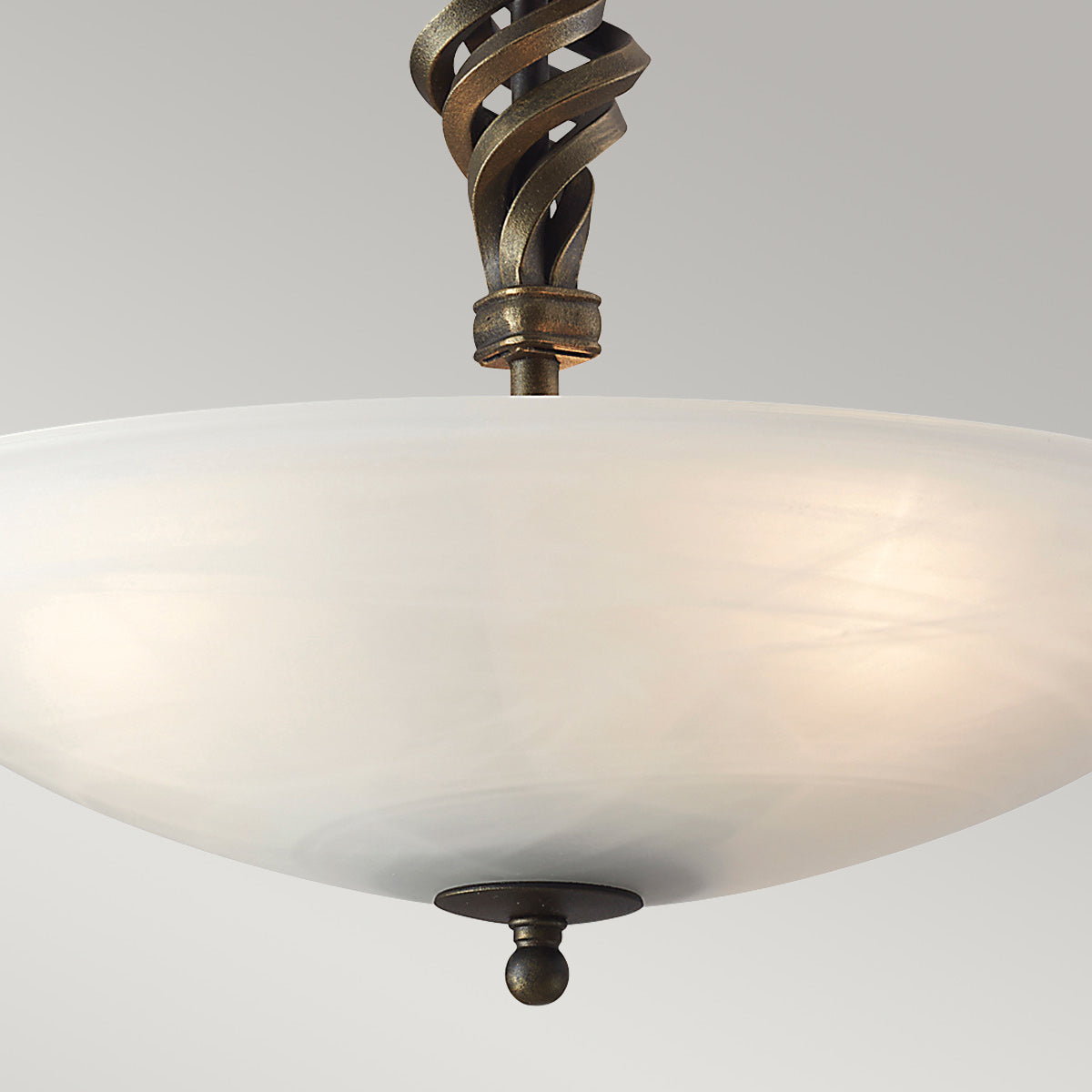 Elstead Pembroke Deckenleuchte Schwarz, Gold – Detailansicht