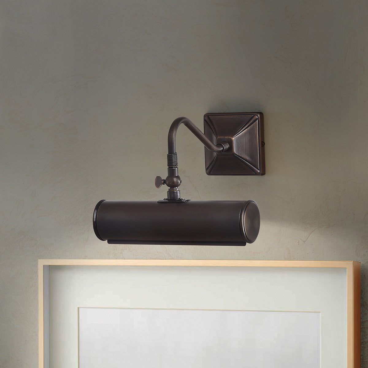 Wandleuchte 'Picture Light', 20.0 × 19.0 cm, Bronze, E14 – Dimmbar