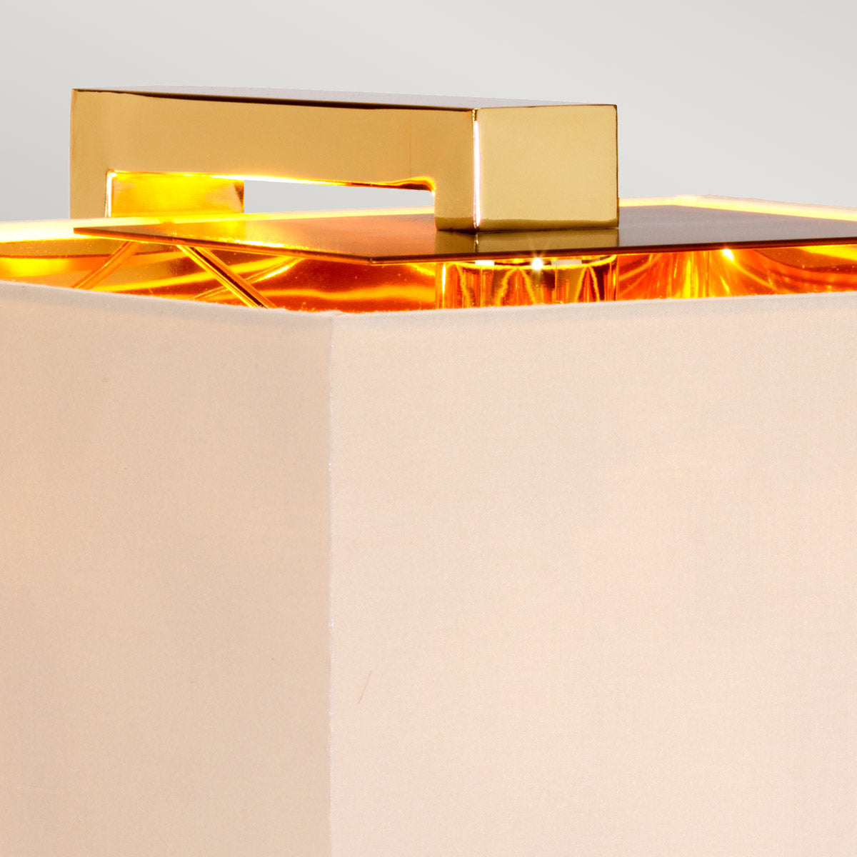 Elstead Plein Tischlampe Braun, Gold – Detailansicht