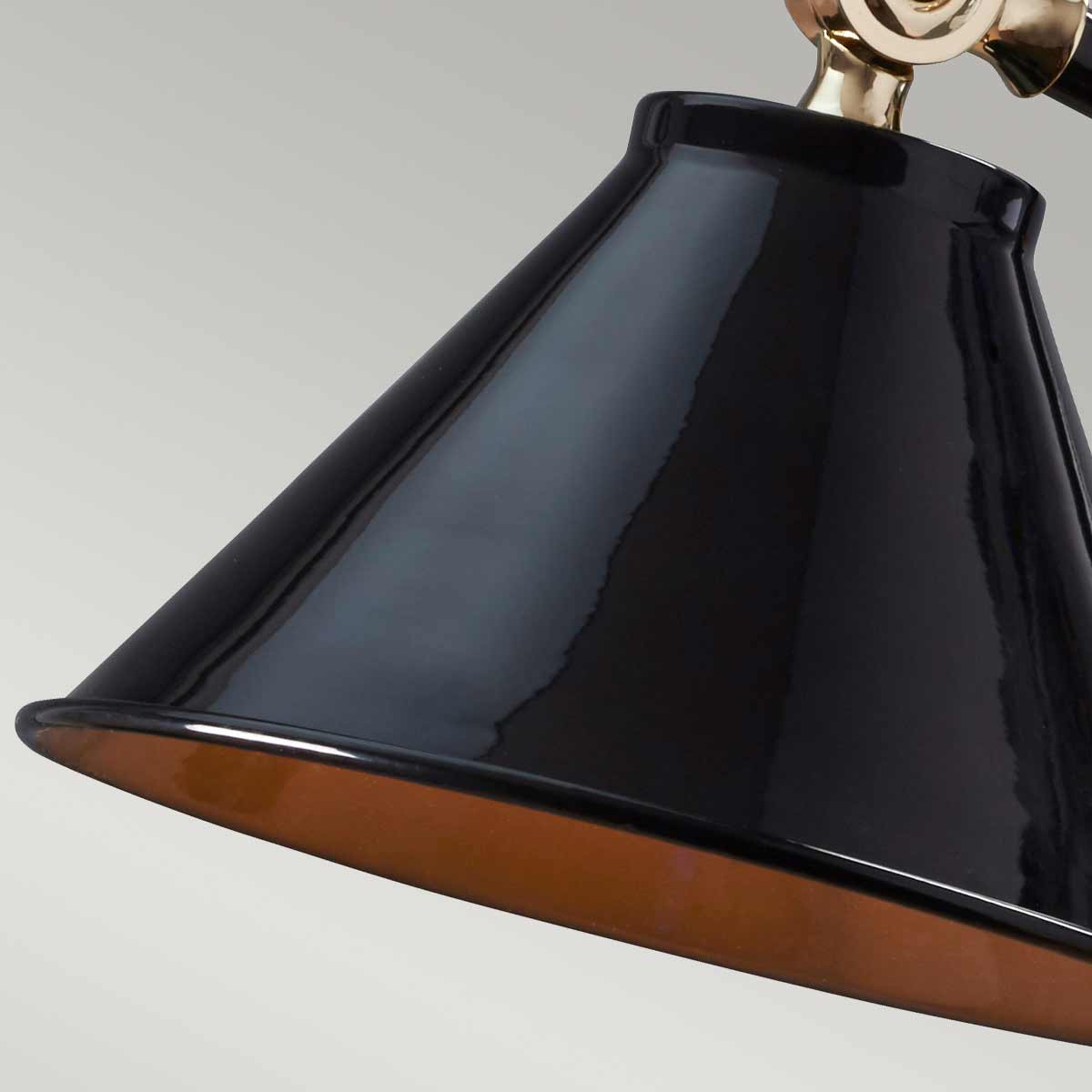 Elstead Provence Tischlampe Schwarz, Messing – Wohnambiente