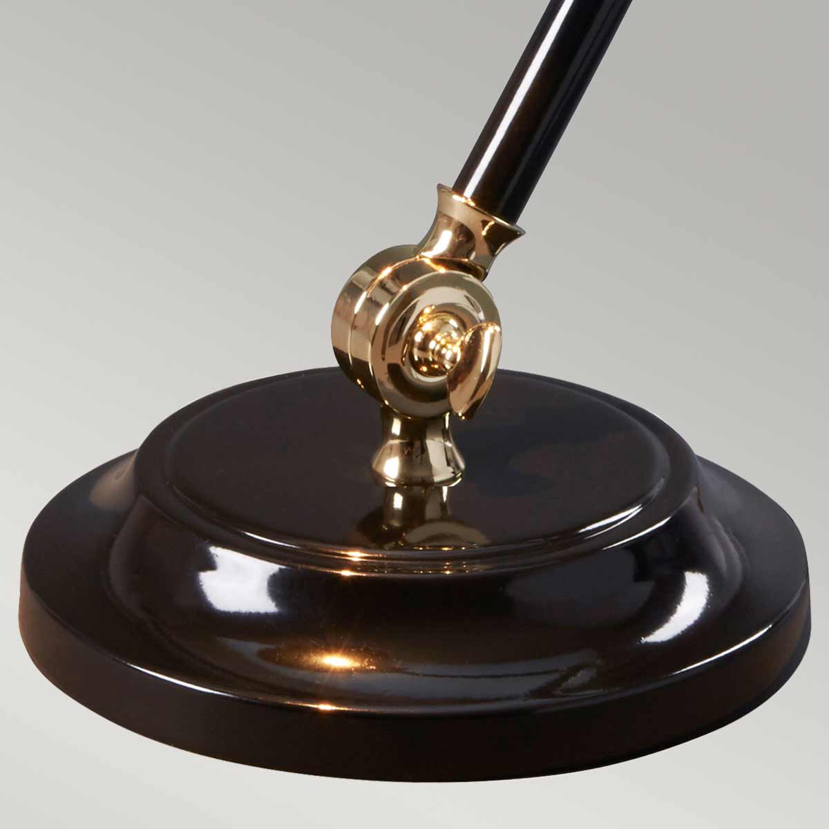 Elstead Provence Tischlampe Schwarz, Messing – Detailansicht 3