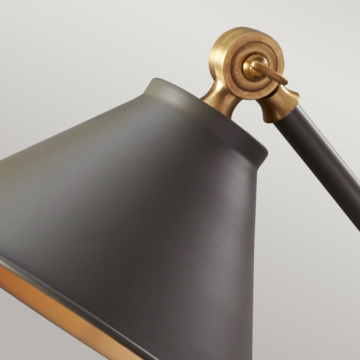 Elstead Provence Tischlampe Grau, Messing – Detailansicht 2