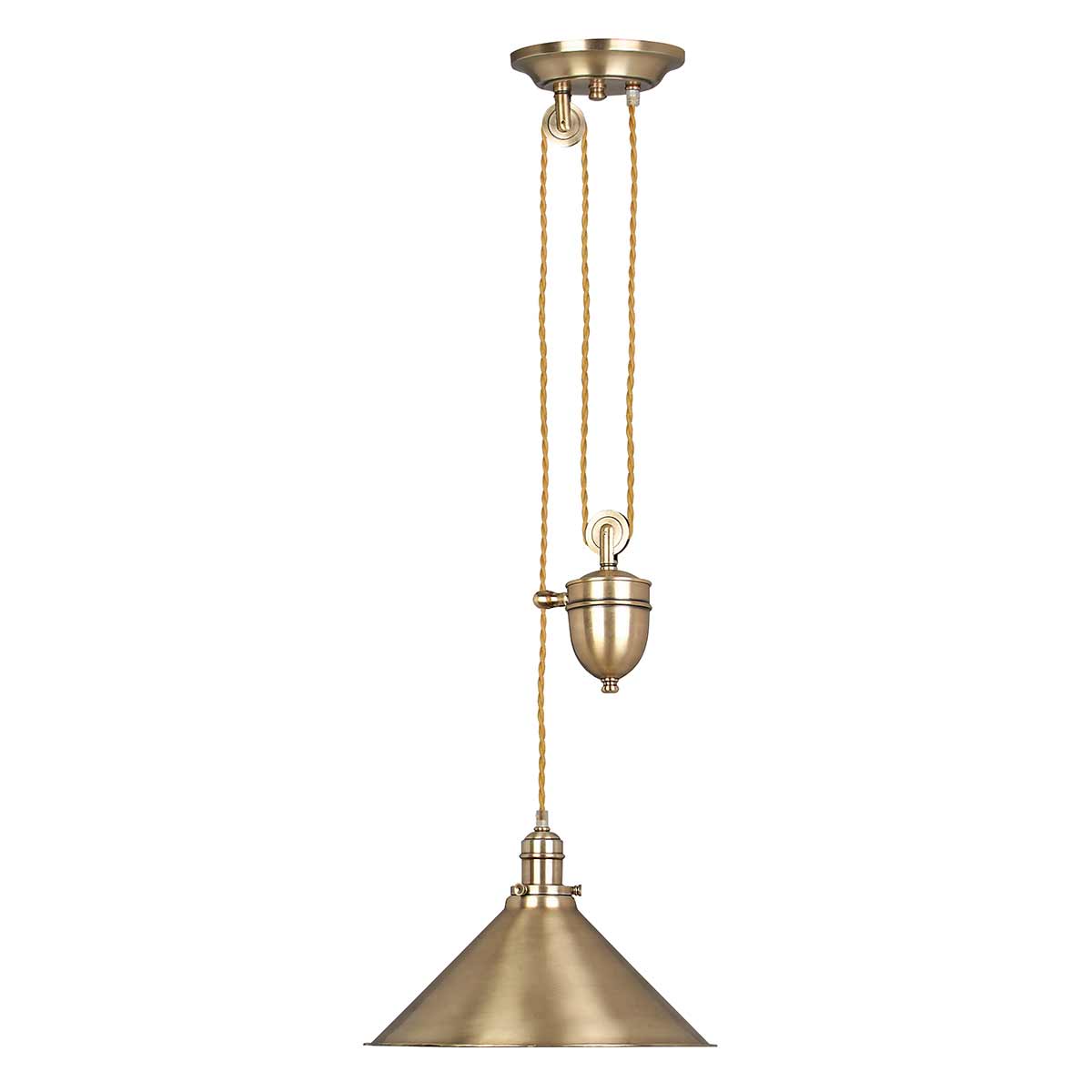Elstead Provence Pendelleuchte Messing