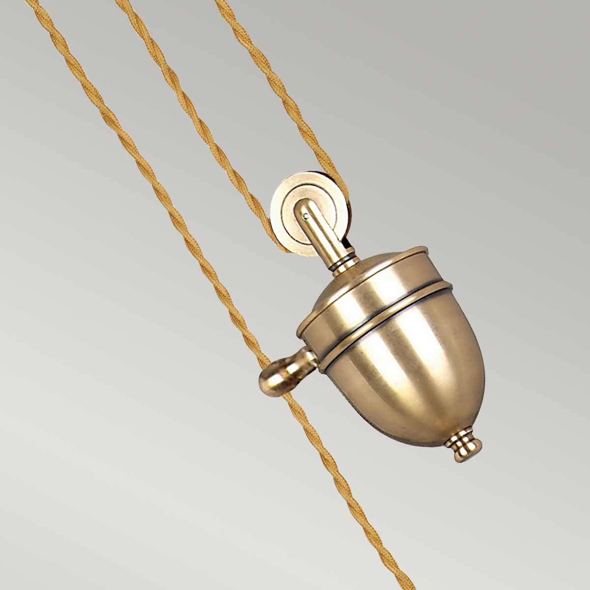 Elstead Provence Pendelleuchte Messing – Detailansicht