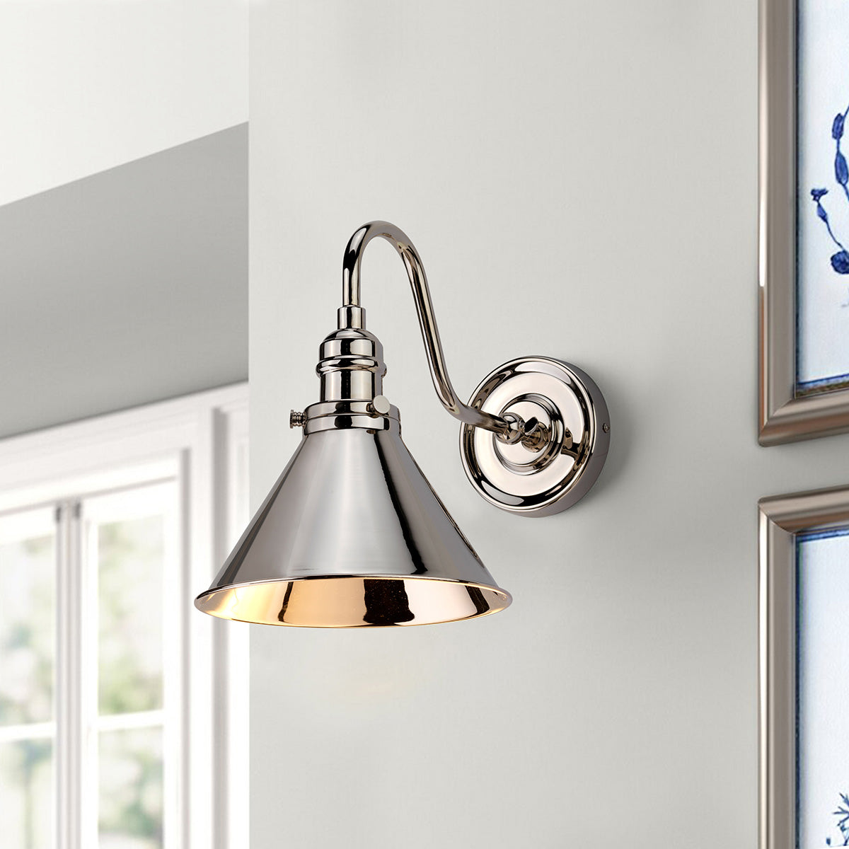 Elstead Provence Wandleuchte Nickel – Detailansicht 4