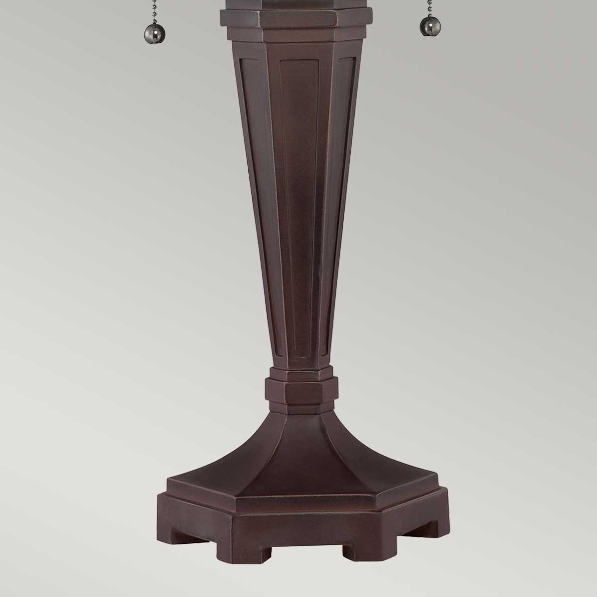 Quoizel Arden Tischlampe Bronze – Detailansicht 2