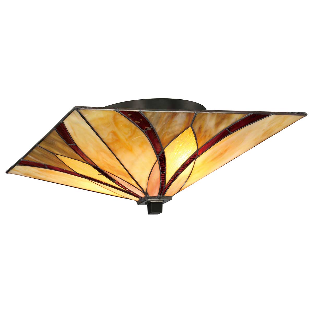 Quoizel Asheville Tischlampe Bronze – Detailansicht