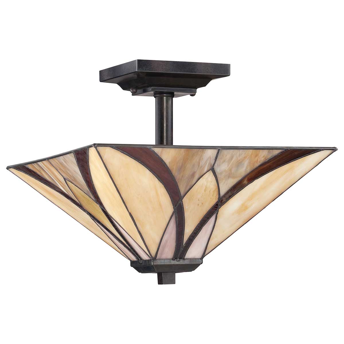 Quoizel Asheville Deckenleuchte Bronze – Wohnambiente