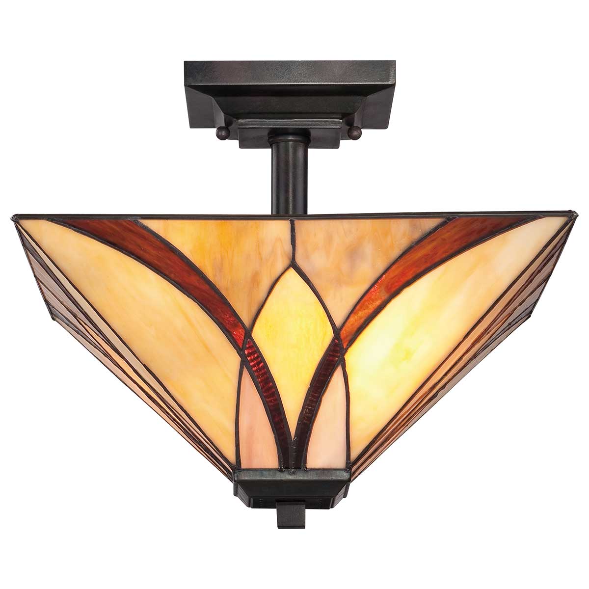 Quoizel Asheville Deckenleuchte Bronze – Detailansicht