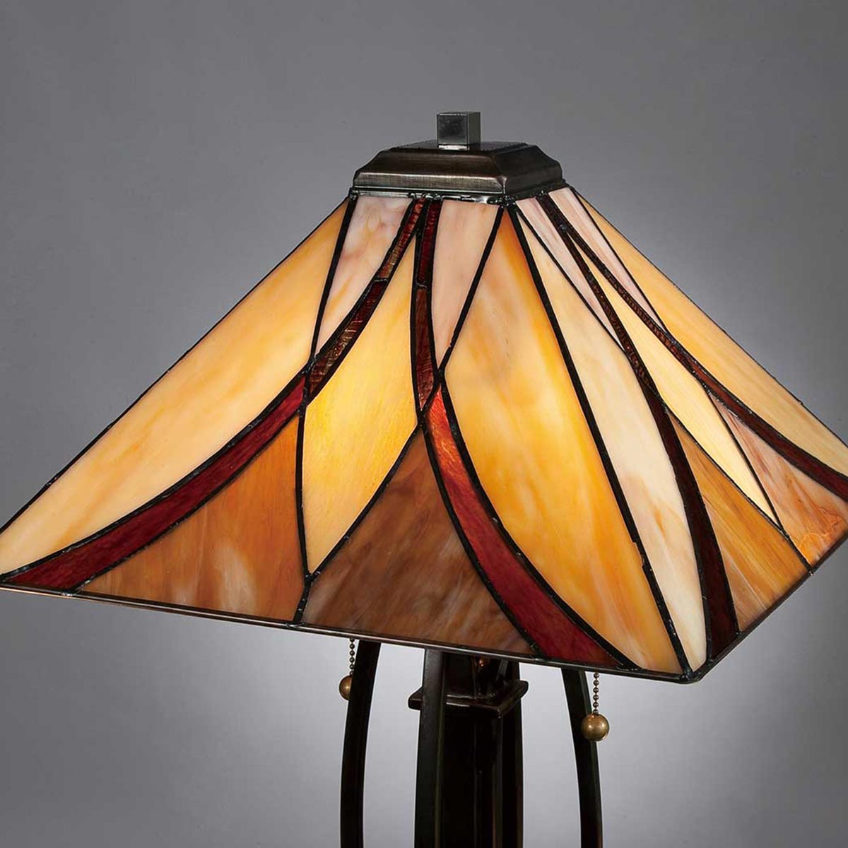 Quoizel Asheville Tischlampe Bronze – Detailansicht