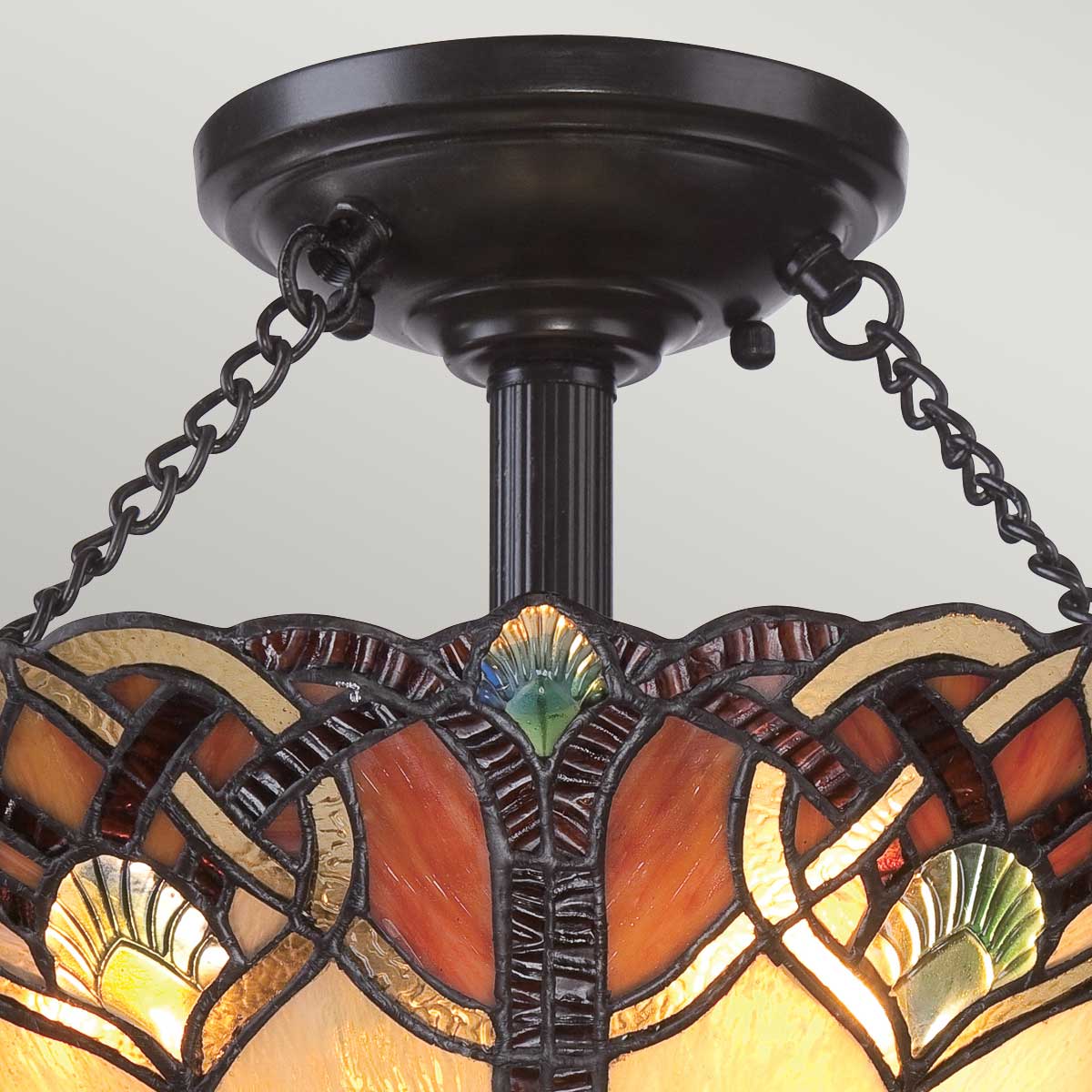 Quoizel Cambridge Deckenleuchte Bronze – Wohnambiente
