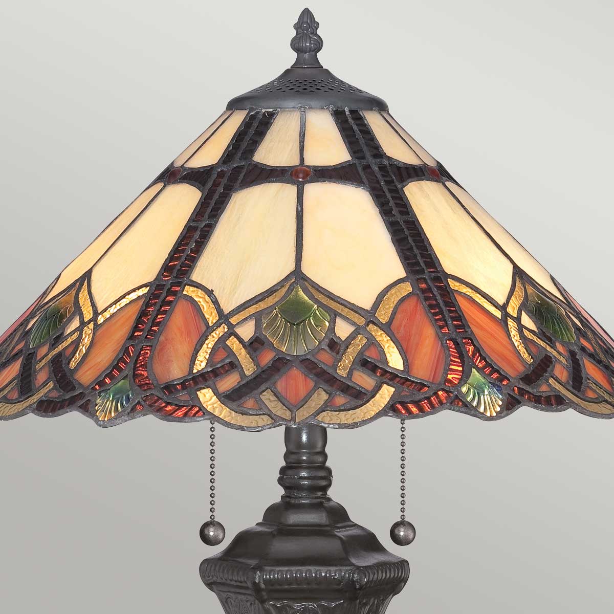 Quoizel Cambridge Tischlampe Bronze – Wohnambiente