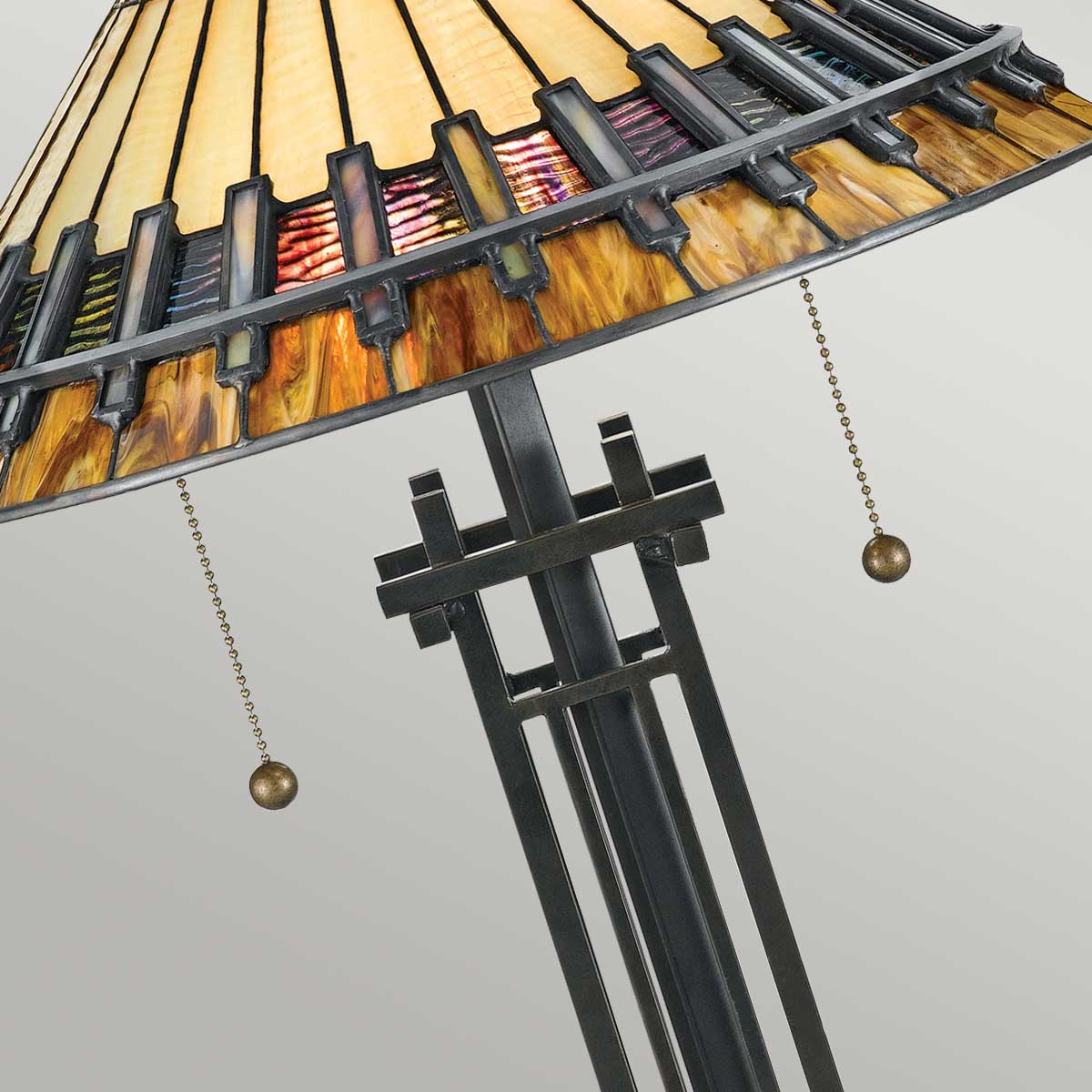 Quoizel Chastain Tischlampe Bronze – Detailansicht