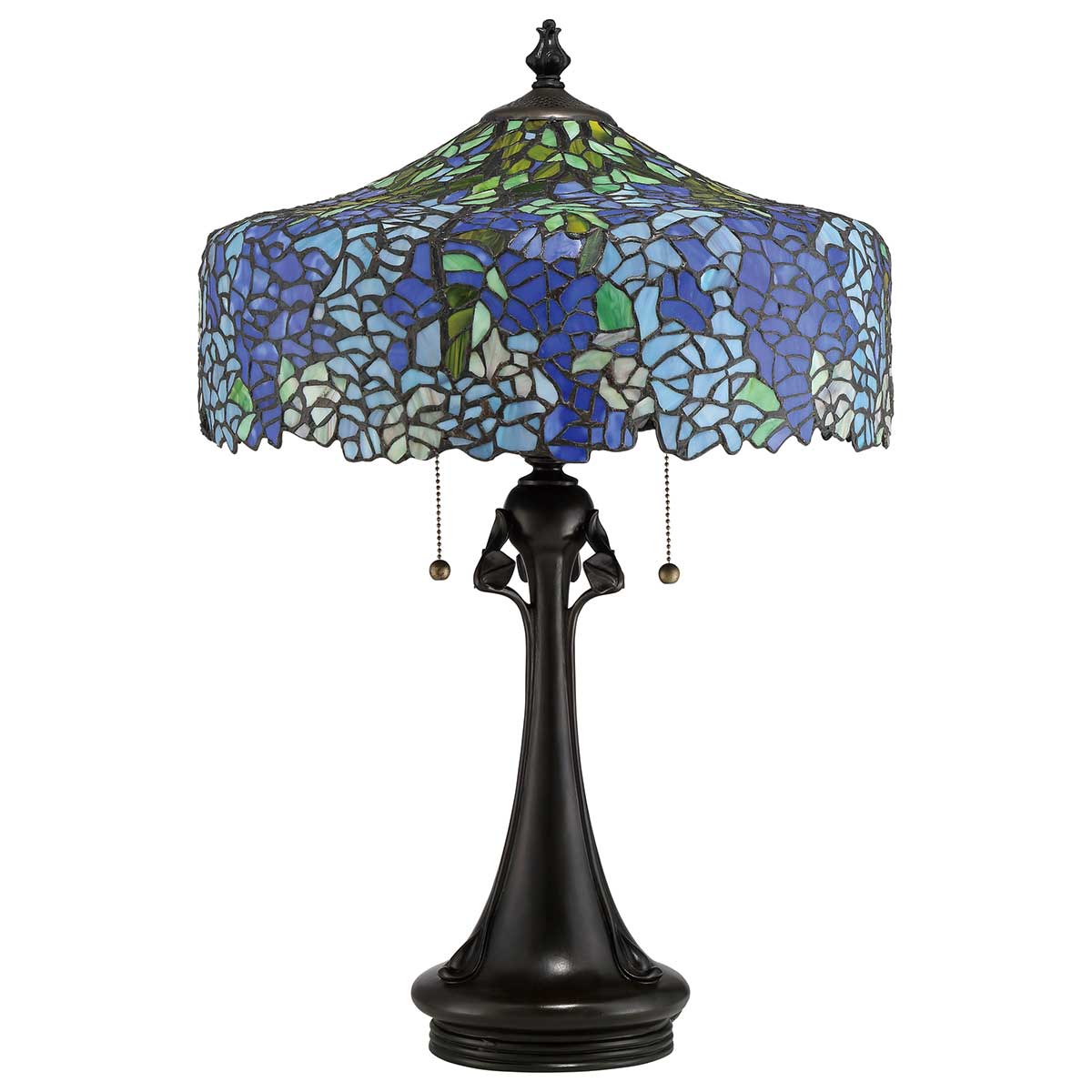 Quoizel Cobalt Tischlampe Bronze – Wohnambiente
