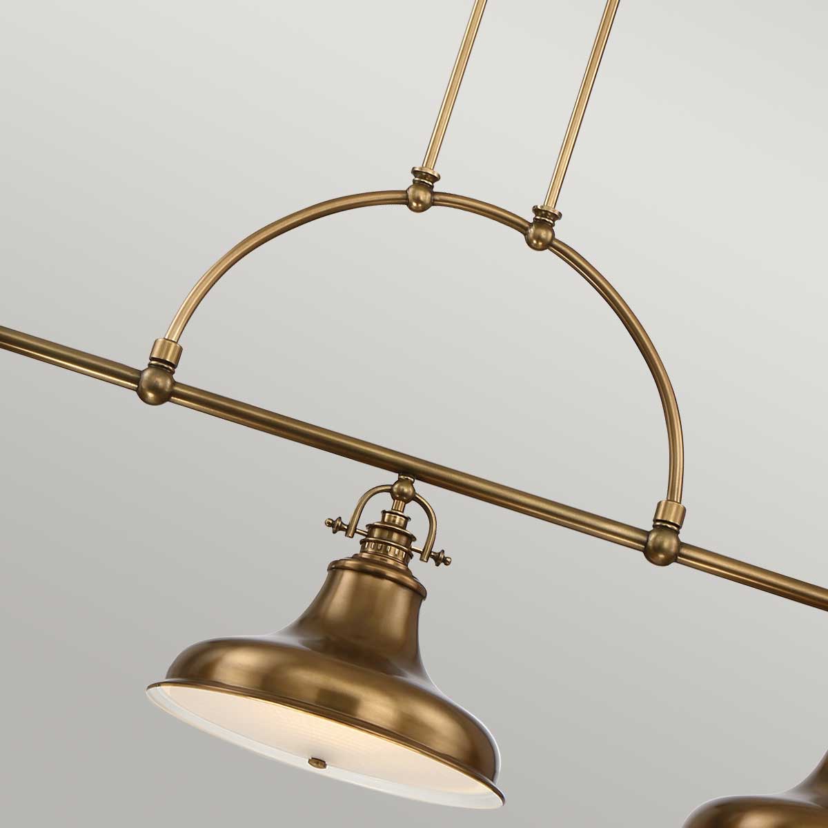 Quoizel Emery Pendelleuchte Messing – Detailansicht 5