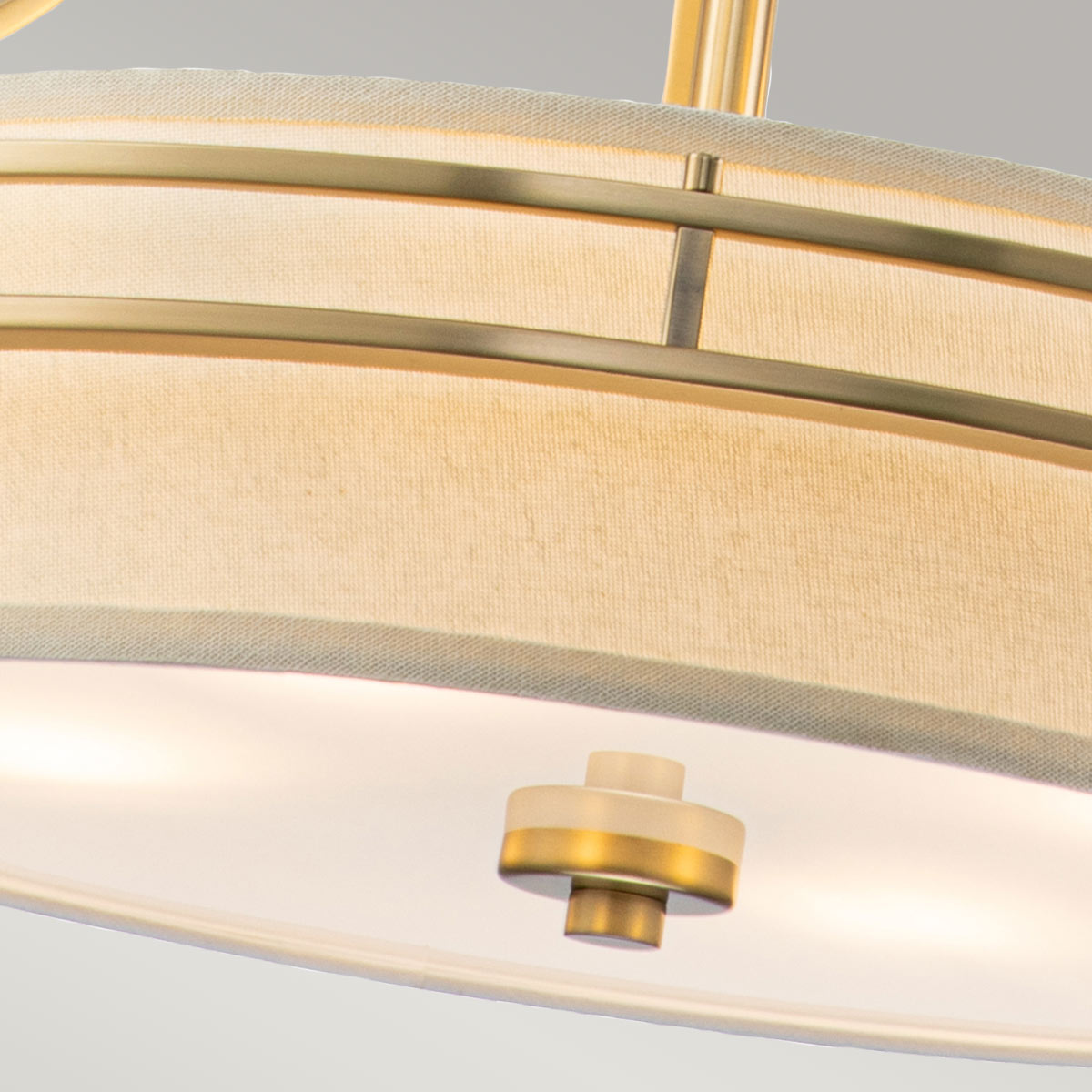 Quoizel Gotham Pendelleuchte Messing – Detailansicht 4