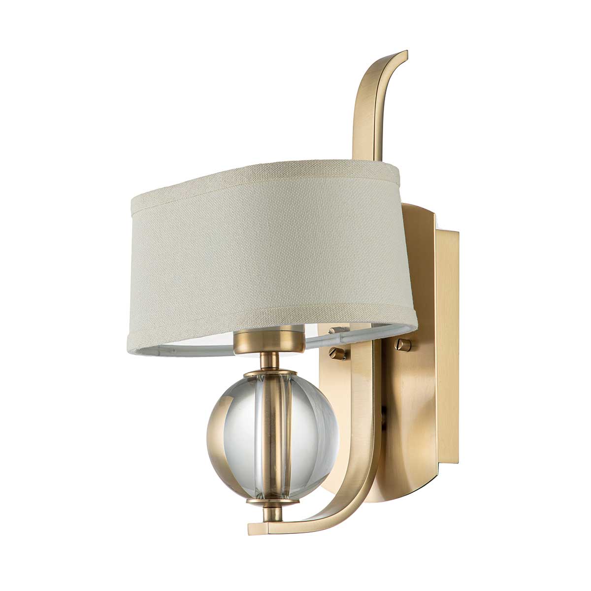 Quoizel Gotham Wandleuchte Messing – Wohnambiente