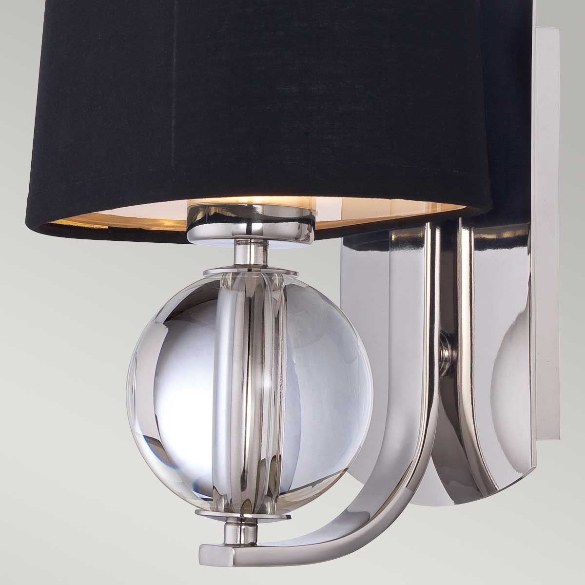 Quoizel Gotham Wandleuchte Silber – Wohnambiente